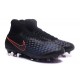 Scarpe da Calcio Nike Magista Obra II FG Uomo Nero Arancio