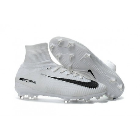 Scarpe da Calcio Nike Mercurial Superfly 5 FG ACC Bianco Nero