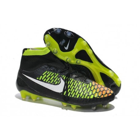 Nike Scarpe da Calcio Uomo Magista Obra FG ACC Nero Volt Rosso