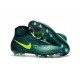 Nike Magista Obra 2 FG Nuove Scarpe da Calcio Verde Giallo