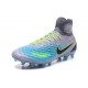 Nike Magista Obra 2 FG Nuove Scarpe da Calcio Grigio Blu Nero