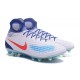 Nike Magista Obra 2 FG Nuove Scarpe da Calcio Bianco Blu