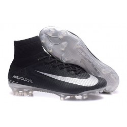Scarpe da Calcio Nike Mercurial Superfly 5 FG ACC Nero Metallico