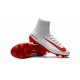 Scarpe da Calcio Nike Mercurial Superfly 5 FG ACC Bianco Rosso