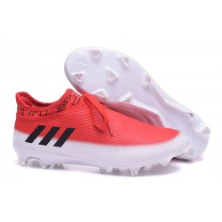 Nuove Scarpe da Calcio adidas Messi 16+ Pureagility FG/AG Rosso Bianco Nero