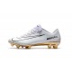 Nuovo Scarpe da Calcio Nike Mercurial Vapor Vitórias XI CR7 FG Bianco Oro