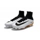 Nike Mercurial Superfly V FG Scarpa Calcio Bianco Oro Nero