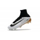 Nike Mercurial Superfly V FG Scarpa Calcio Bianco Oro Nero
