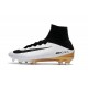 Nike Mercurial Superfly V FG Scarpa Calcio Bianco Oro Nero