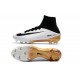 Nike Mercurial Superfly V FG Scarpa Calcio Bianco Oro Nero
