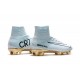 Nike Mercurial Superfly V CR7 Vitórias FG Scarpa Calcio Bianco Oro