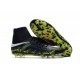 Scarpe Nike Hypervenom Phantom II FG - Nero Blu Verde