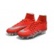 Scarpe Neymar X Jordan NJR Nike Hypervenom Phantom II FG - Rosso Metallico