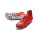 Scarpe Neymar X Jordan NJR Nike Hypervenom Phantom II FG - Rosso Metallico