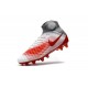 Nike Uomo Scarpa Calcio Magista Obra II FG Bianco Rosso