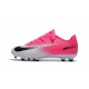 Nuovo Scarpe da Calcio Nike Mercurial Vapor XI FG Bianco Rosa Nero