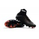 Scarpe Calcio Nuovo Nike Hypervenom Phantom III DF FG ACC - Nero Metallico