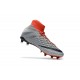 Scarpe Calcio Nuovo Nike Hypervenom Phantom III DF FG ACC - Rosso Grigio