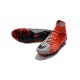 Scarpe Calcio Nuovo Nike Hypervenom Phantom III DF FG ACC - Rosso Grigio