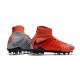 Scarpe Calcio Nuovo Nike Hypervenom Phantom III DF FG ACC - Rosso Grigio