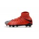 Scarpe Calcio Nuovo Nike Hypervenom Phantom III DF FG ACC - Rosso Grigio