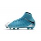 Scarpe Calcio Nuovo Nike Hypervenom Phantom III DF FG ACC - Blu Bianco