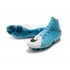Scarpe Calcio Nuovo Nike Hypervenom Phantom III DF FG ACC - Blu Bianco