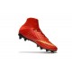 Scarpe Calcio Nuovo Nike Hypervenom Phantom III DF FG ACC - Rosso Oro