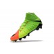 Scarpe Calcio Nuovo Nike Hypervenom Phantom III DF FG ACC - Verde Arancio Nero