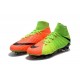 Scarpe Calcio Nuovo Nike Hypervenom Phantom III DF FG ACC - Verde Arancio Nero