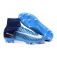 Scarpe da Calcio Nuove 2017 Nike Mercurial Superfly 5 FG Blu Bianco Nero