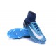 Scarpe da Calcio Nuove 2017 Nike Mercurial Superfly 5 FG Blu Bianco Nero