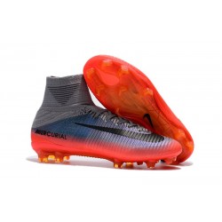 Nike Mercurial Superfly 5 FG Scarpe da Calcio Nuove 2017 -Grigio Arancio