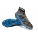 Nuovo Scarpa Calcetto Nike Magista Obra FG Uomo Grigio Blu Turchese