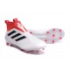 Nuove Scarpa Calcio adidas ACE17+ PureControl FG ACC - Bianco Rosso Nero