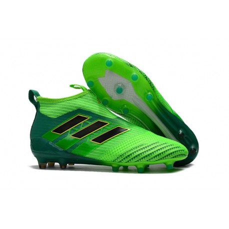 adidas ACE17+ PureControl PRIMEKNIT FG Scarpe - Verde Nero