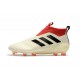 adidas ACE17+ PureControl PRIMEKNIT FG Scarpe - Bianco Rosso Nero