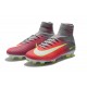 Nike Mercurial Superfly 5 FG Scarpe da Calcio Nuove 2017 - Rosa Grigio Giallo