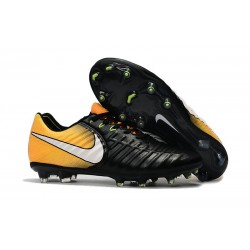 Nike Scarpa da Uomo Tiempo Legend VII FG (Nero Giallo)