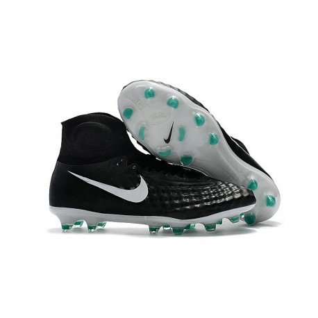 Nike Magista Obra 2 FG ACC 2017 Scarpa di Calcio Nero Bianco