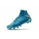 Nike Scarpa Hypervenom Phantom 3 DF FG Uomo (Blu Bianco)
