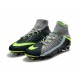 Nike Scarpa Hypervenom Phantom 3 DF FG Uomo (Air Max Nero Grigio)
