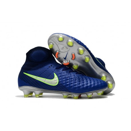 Scarpe Nuovo 2017 Nike Magista Obra II FG - Blu