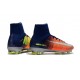 Nike Mercurial Superfly 5 FG Scarpe da Calcio Nuove 2017 - Blu Arancio Cromo