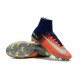 Nike Mercurial Superfly 5 FG Scarpe da Calcio Nuove 2017 - Blu Arancio Cromo