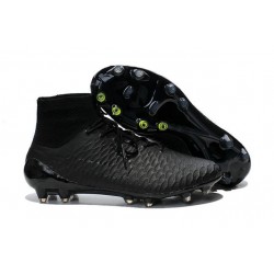 Nike Magista Obra Tech FG Nuove Scarpe Calcio-Tutto Nero