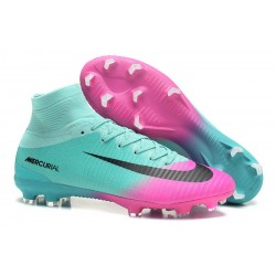 Nike Mercurial Superfly 5 FG Scarpe da Calcio Nuove 2017 - Rosa Blu