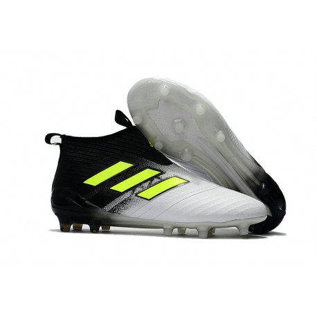 adidas ACE17+ PureControl PRIMEKNIT FG Scarpe - Nero Giallo Bianco