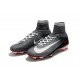 Nike Mercurial Superfly 5 FG Scarpe da Calcio Nuove 2017 - Nero Bianco Grigio