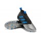adidas Scarpa ACE 17+ PureControl Laceless FG - Nero Metallico Blu